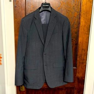 Banana Republic Windowpane Suit Slim Fit
